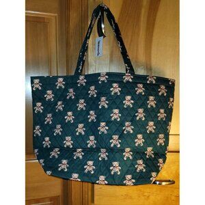 NWT Vera Bradley Bear Mosaic Original Tote Purse Bag Teddy Bears